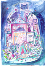 Load image into Gallery viewer, Make a wish - embellished with gold stars